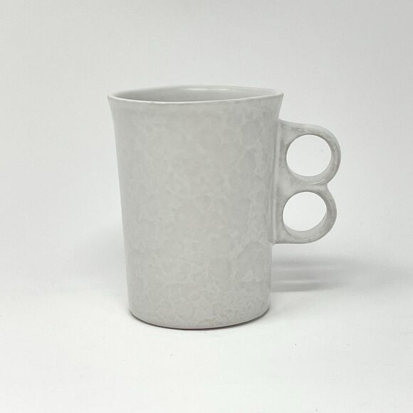 Bennington Potters Vermont Trigger Mug 1340 Stoneware White Coffee Tea Cup - Picture 1 of 7